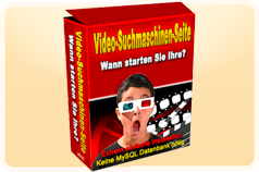 Video-Suchmaschinen-Seite + Bonus
